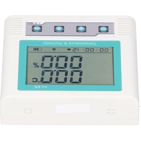 Enregistreur de données de température et d'humidité USB intégré, écran LCD, capteur DC 5V (26W, données de groupe) (1/5)