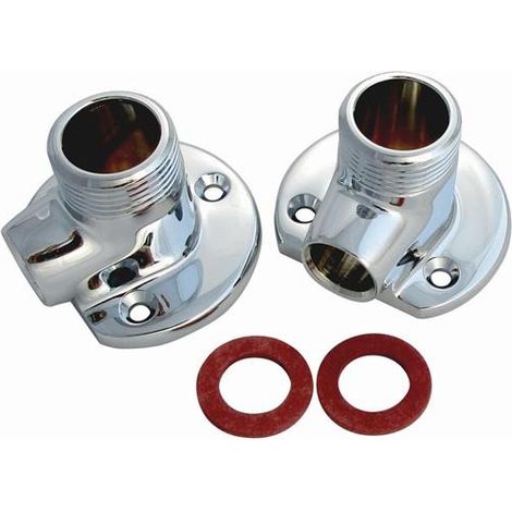 -Ersatzteil Wandscheibe 3/4 Zoll x 15 chrom