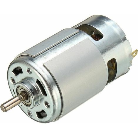 775 Dc 12V-36V 3500-9000Rpm Moteur Roulement a Billes Grand Couple Haute Puissance a Faible Bruit Moteur a Courant Continu Accessoires Alimentation electrique (1/5)