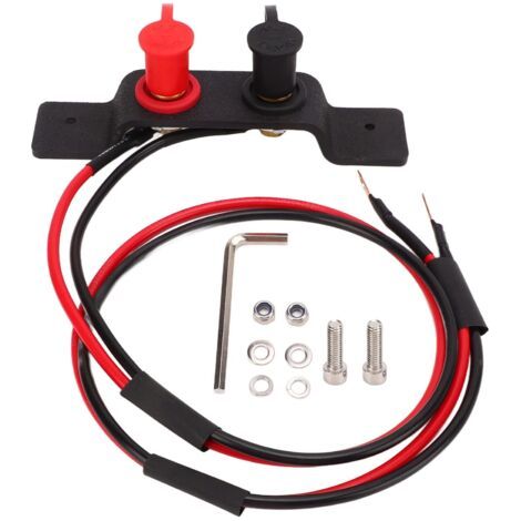 Kit de relocalisation des bornes de batterie 1,2m – Câble en cuivre 4 AWG – Protection capuchon anti-poussière – Compatible Can-Am et UTV (1/5)