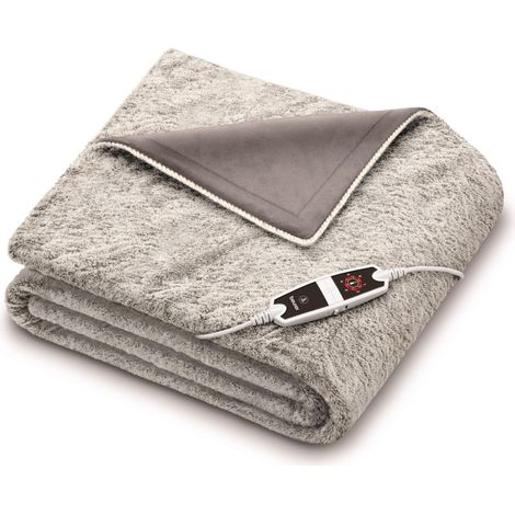 Beurer HD150 XXL Couverture chauffante Marron Toison (1/5)