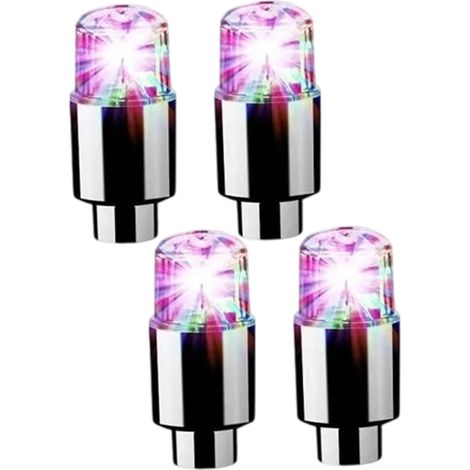 Bouchons de Valve - Universel - Lumineux LED - attendus - Installation Facile - 4 pièces (1/5)