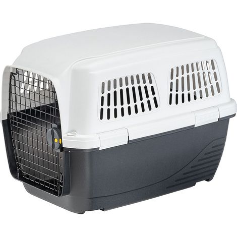 Ferplast CLIPPER Cage de transport pour chiens de taille moyenne. Variante 4 - Misure: 71 x 50 x h 51 cm - (1/4)