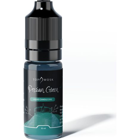 Tinte líquido para velas verde persa 10 ml