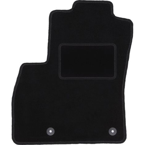 Tapis conducteur noir pour : Peugeot Bipper kombivan, Tepee (2007-2017)