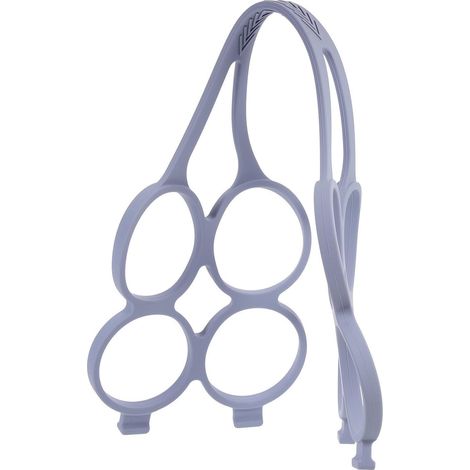 bouteille portable en silicone OUNONA avec poignée et