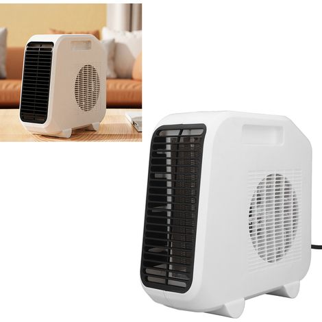 Mini radiateur haute puissance 1800 W, chauffage d'appoint, chauffage de bureau soufflant haute puissance, chauffage portable, petit cadeau, norme européenne 220 V (1/5)