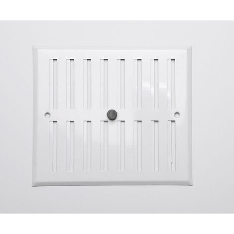 Grille Réglable Aluminium 0.8 Blanc 170x190mm (1/3)