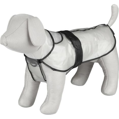 Trixie priehladný pršiplášt prsiplast s ciernym lemom, M: 50 cm (1/4)