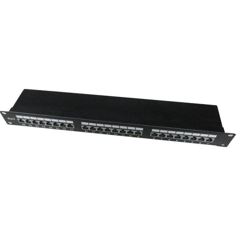 Gembird patch panel cat.6 24 puertos, 19 '' 1u cat.6