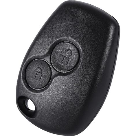 Boitier de clé 2 Boutons sans Lame Compatible avec Renault Clio 3, Twingo 2, Master 3, Kangoo 2 (1/4)