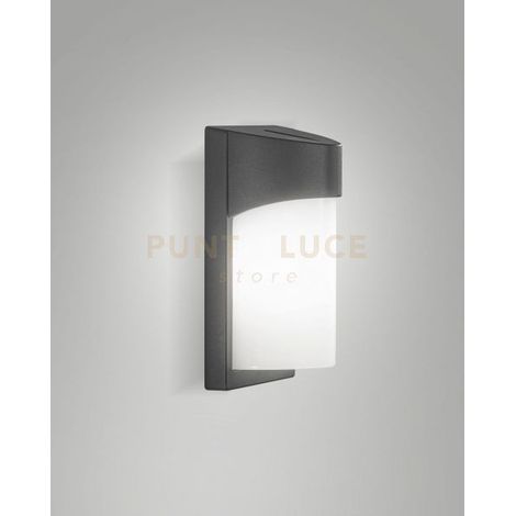 GLUCK APPLIQUE GRIGIO SCURO DA ESTERNO ATTACCO E27 IP54