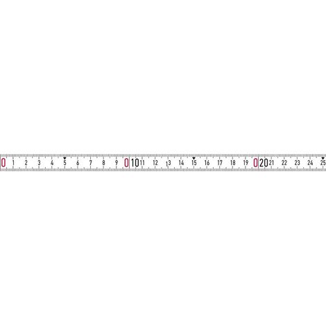BMI 301004002 RNL-SK MÈTRE À RUBAN AUTOCOLLANT RNL, BLANC, 2 M X 13 MM (1/3)