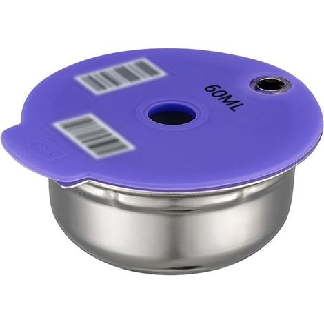 Capsule de café rechargeable réutilisable en acier inoxydable pour machine à café Series (220 ml) (1/5)