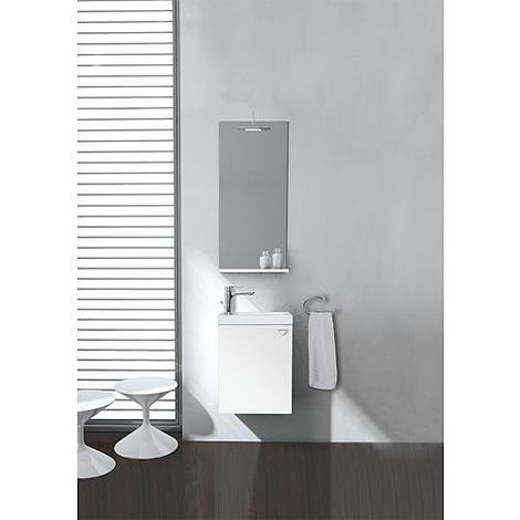Ensemble de meubles de salle de bains ELYP Série MAU blanc brillant (1/5)