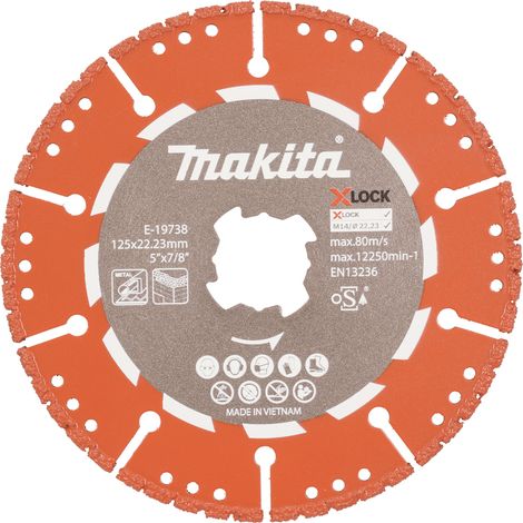 Makita E-19738 Disque à tronçonner diamanté Rescue 125 mm (1/4)