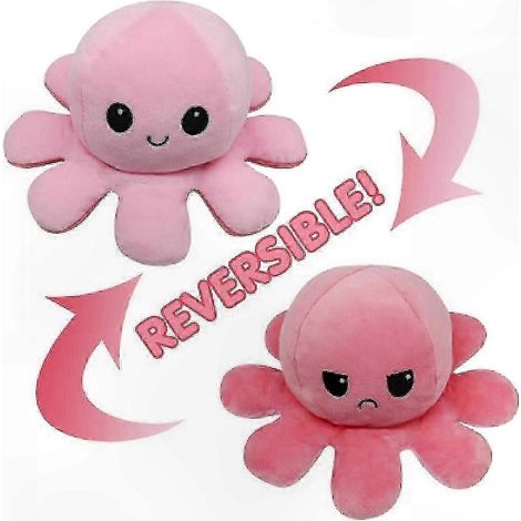 Ensemble de jouets décoratifs pieuvre double face avec tissu changeant d'humeur, design personnalisable, pieuvre réversible R (1/5)