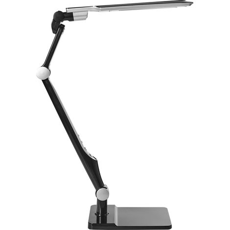 Lámpara de escritorio LED para oficina con brazo giratorio ajustable regulador de intensidad continuo y modos CCT negro Pegasi
