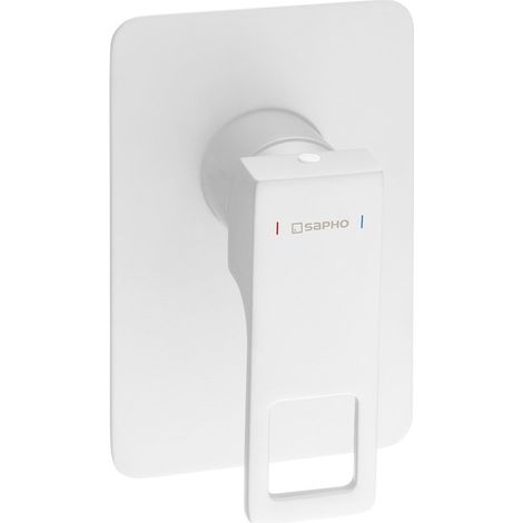 FORATA Mitigeur de douche monocommande à encastrer 1 voie, blanc mat