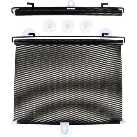 Stück Auto-Fenster-Sonnenschutzabdeckung, automatischer Netz-Fenstervorhang, Sonnenblende-60.00X40.00X2.00CM-Black (1/3)