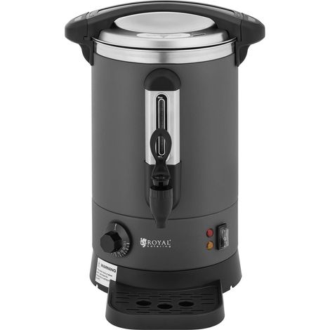Erogatore di acqua calda 61 litri 1500 watt vaschetta raccogli gocce grigio 140004292