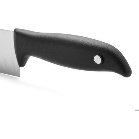 Couteau Santoku - Lame 19 cm - Acier Inoxydable NITRUM - Poignée Polypropylène - 1 Pièce (1/4)