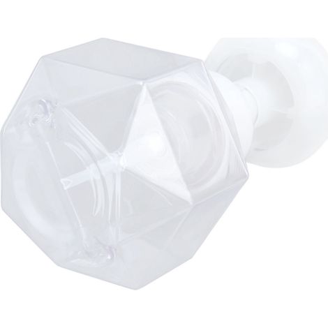 Flacon mousseur 300ml en PETG, forme fleur, distributeur de savon liquide portable et transparent (1/5)