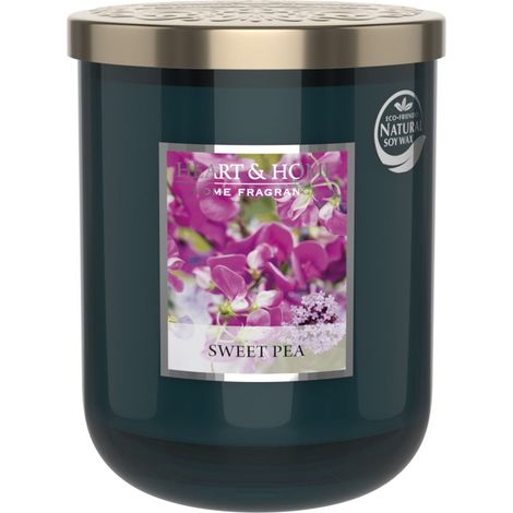 Grande bougie heart and home pois de senteur (1/2)