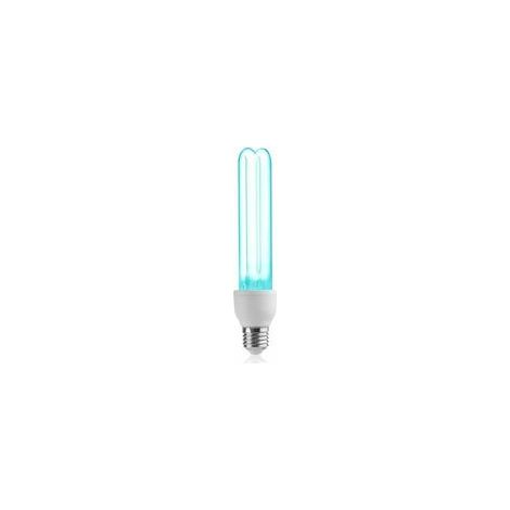 Lampe désinfectante UV E27 25 W Tube de quartz Stérilisation UVC 254 nm avec ozone Angle d'éclairage 360° (1/5)