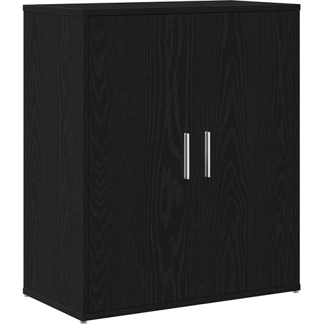 Maison Exclusive - Buffet en chêne noir 60x31x70 cm bois d'ingénierie (1/5)