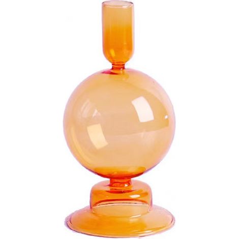 Vase Candle Holder Florale Boule Élégant Moderne pour Mariage Décor Maison Cadeau Nouvelle Maison Jaune (1/5)