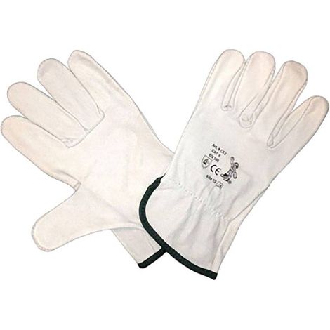 GUANTI PELLE FIORE DI BOVINO Tg. 9