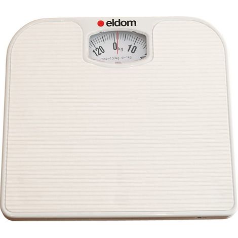 Báscula Personal Mecanica Eldom BR2016 Hasta 130 kg blanco (1/5)