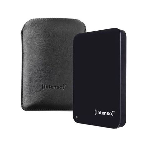 Intenso HDD External 2.5 5TB USB 3.0 with Leather Case, Black EU (6023513) Black