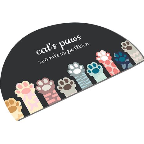 Tapis De Salle De Bain - Tapis D'Intérieur En Velours Cristal - Antidérapant Avec Dos En Plastique - Pour Chambre D'Enfant Et Séjour - 1 Pièce (1/5)