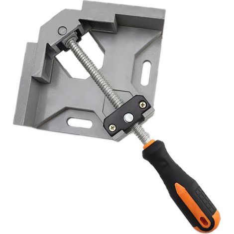 Pince à Angle Droit à 90 Degrés, Etau 90 Degres Serre Joint Angle Droit Reglable à Bois Ensemble Pour Cadre Multi Photo Wedge Menuiserie Soudure, (1/5)