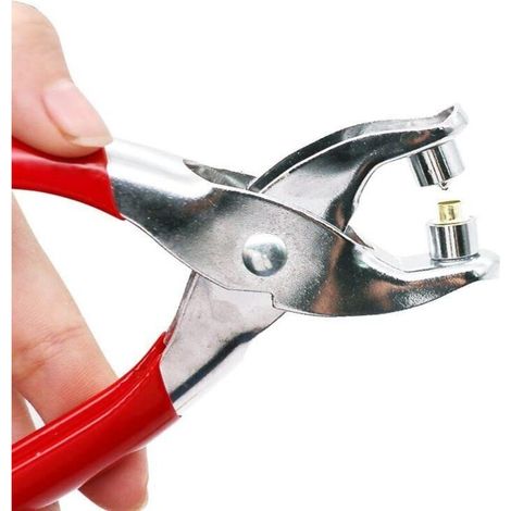 perforateur de trous d'oeillets, pince de perçage de ceinture en cuir, Machine à coudre, sac de chaussures, bracelet de montre, outil de sangle, ménage- (1/2)