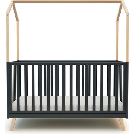 AT4 - Lit cabane bébé évolutif CONFORT en bois (1/5)