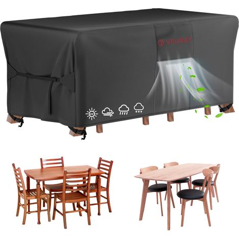 Housse de Meubles de Jardin 170x94x71 cm Anti-Déchirure Imperméable (1/5)