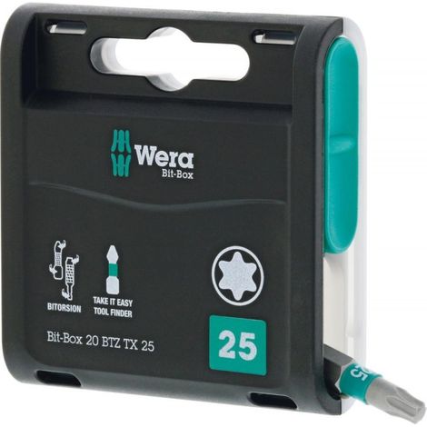 Set Punta 20 Btz T25X 25 Millimetri 20Er Box Wera (1/5)