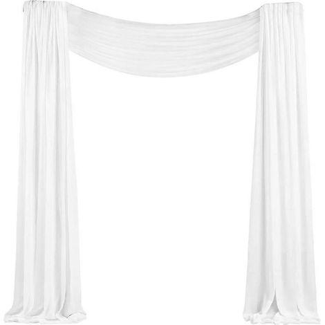 Tissu décoratif pour arche de mariage 29,5 pouces x 19,6 pieds, compatible avec les cérémonies de mariage. (1/5)