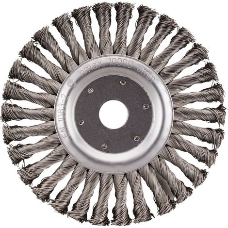 Rhodius Rhodius SRFZ, 8 pezzi spazzola rotonda 178 x 13 x 42 x 22,23 mm, imbutita, TOPline, Made in Germany, per acciai