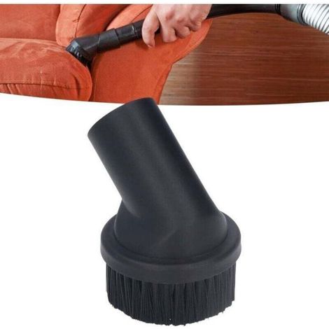 Brosse ronde pour aspirateur - - Pack 3 - Diamètre 35 mm - ABS - Pour interstices et canapé (1/4)