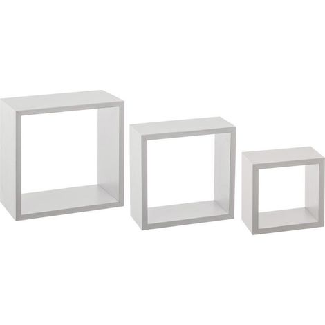 3er-Set Fixy S Wandregale weiß (1/5)