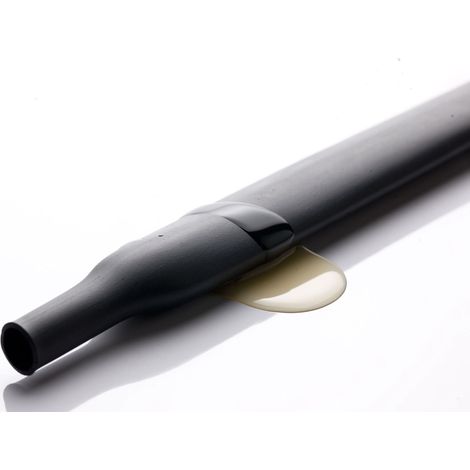 Gaine thermorétractable RS PRO, Dia. 19.1mm Noir rétreint 2:1, 5m ( Prix pour 1 )