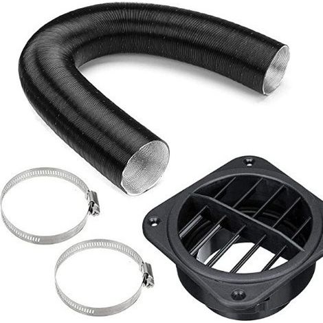 Ensemble de tuyaux d'échappement pour chauffage diesel de 75 mm - Tuyau de chauffage diesel - Tuyau de chauffage de nuit - Tuyau de chauffage de nuit - Tuyau de chauffage de nuit - Tuyau de sortie de