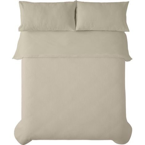 Housse de Couette Beige 240 x 220 cm