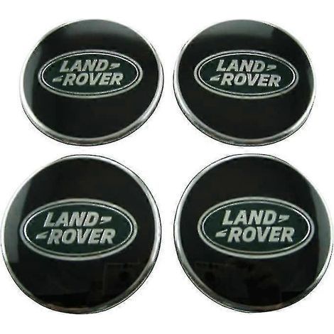 Land Rover Radnabenkappen aus Leichtmetall, schwarz und grün, 63 mm, 4er-Set (1/5)