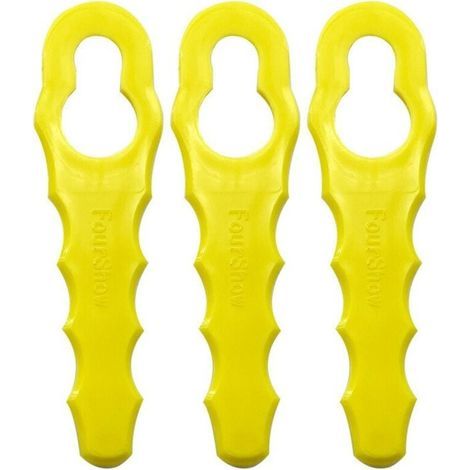Lot de 100 lames de rechange compatibles avec les débroussailleuses Ryobi RAC155, RAC157 et RAC158, têtes de lame à ble denture (1/5)