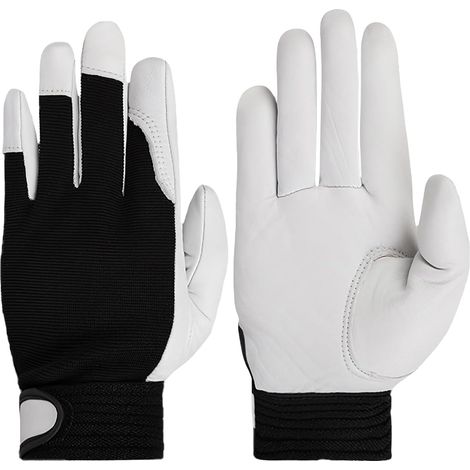 CCYKXA Gartenhandschuhe aus Leder, dornenfeste Arbeitshandschuhe für Männer und Frauen, für Gartenarbeit, Mechanikerarbeiten und Gärtnerschutz, Geschenk für Gartenliebhaber